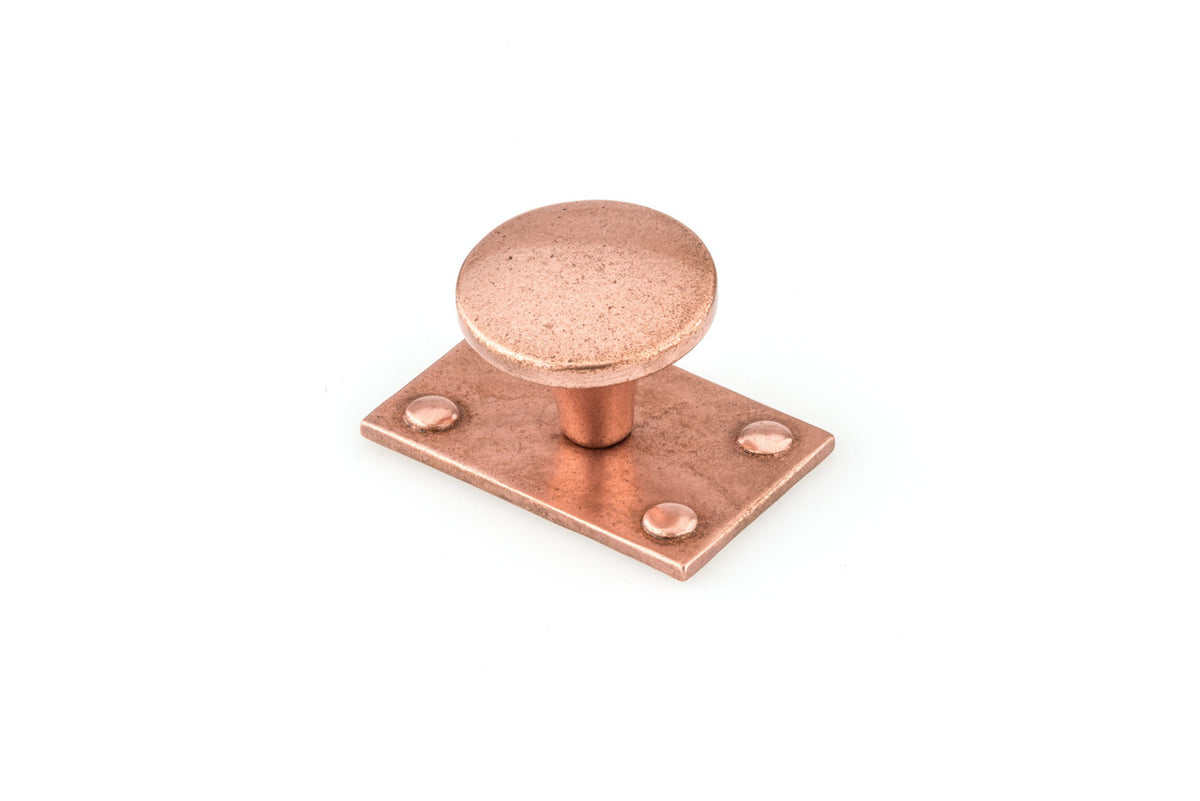 Richelieu 658338194: 1-1/2" Traditional Square Cabinet Knob - Exeter Copper