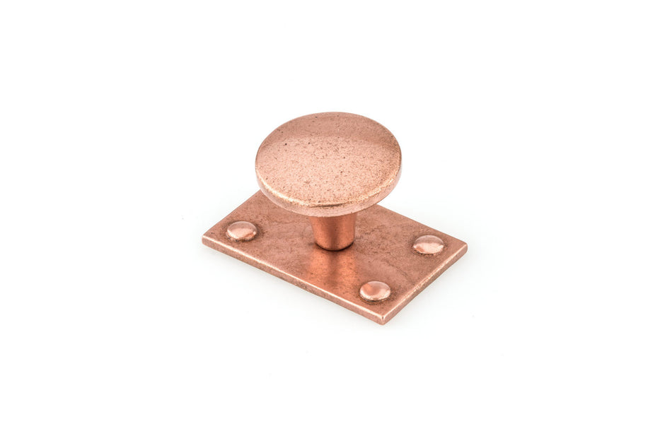 Richelieu 658338194: 1-1/2" Traditional Square Cabinet Knob - Exeter Copper