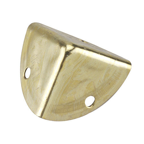 Richelieu 66BV: 1-1/2" Steel Box Corner (4-pack) - Brass