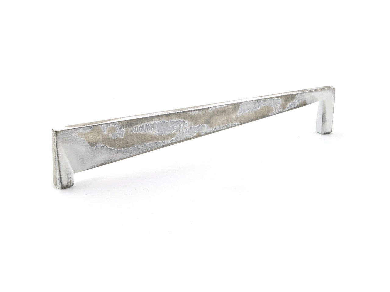Richelieu 681116031: 160mm cc Exclusive Rectangular Bar Cabinet Pull - Brushed Industrial White