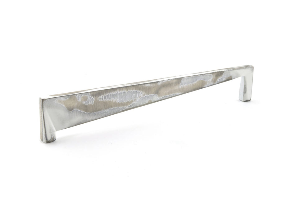 Richelieu 681116031: 160mm cc Exclusive Rectangular Bar Cabinet Pull - Brushed Industrial White