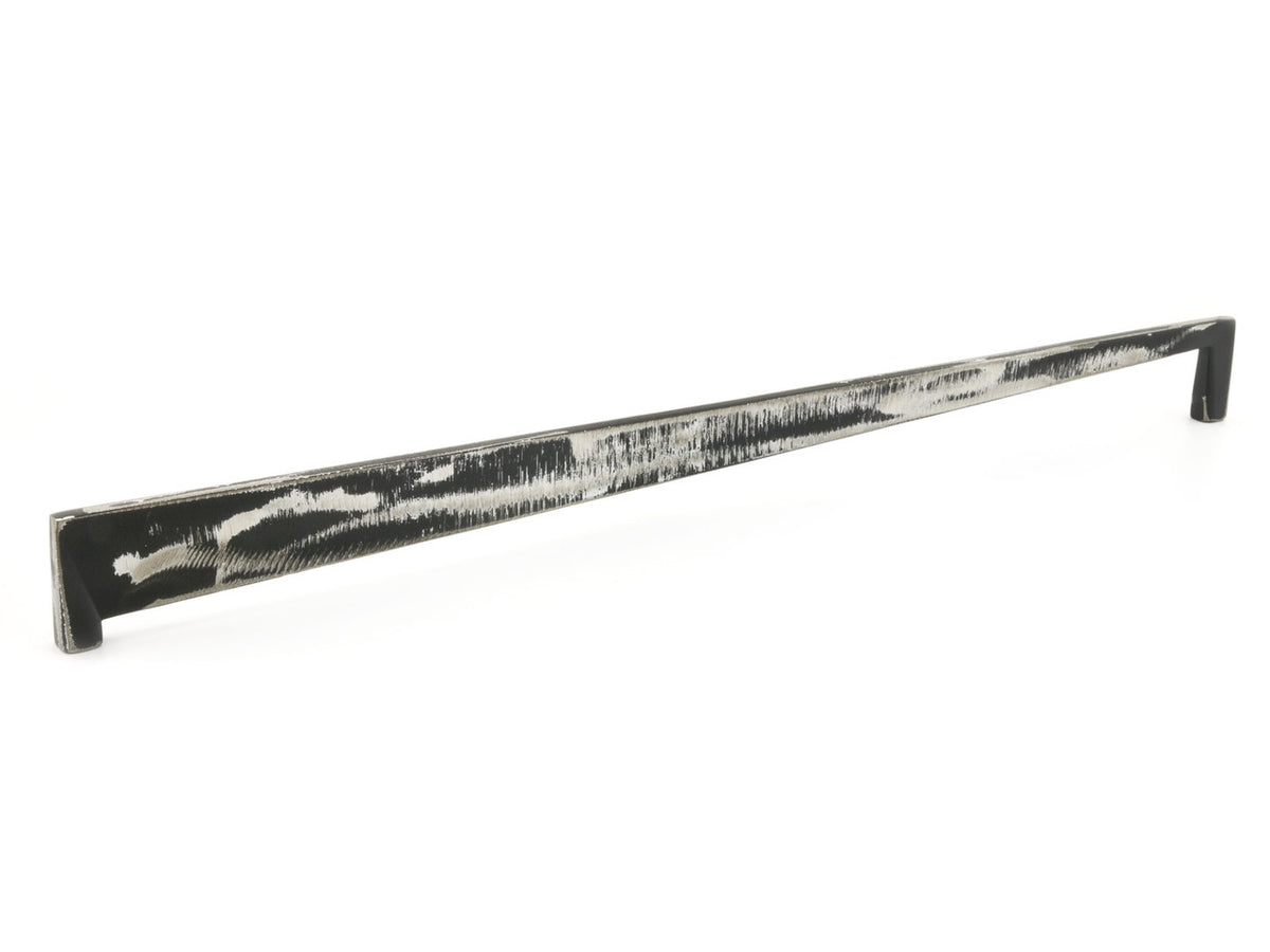 Richelieu 681132094: 320mm cc Exclusive Rectangular Bar Cabinet Pull - Brushed Industrial Black