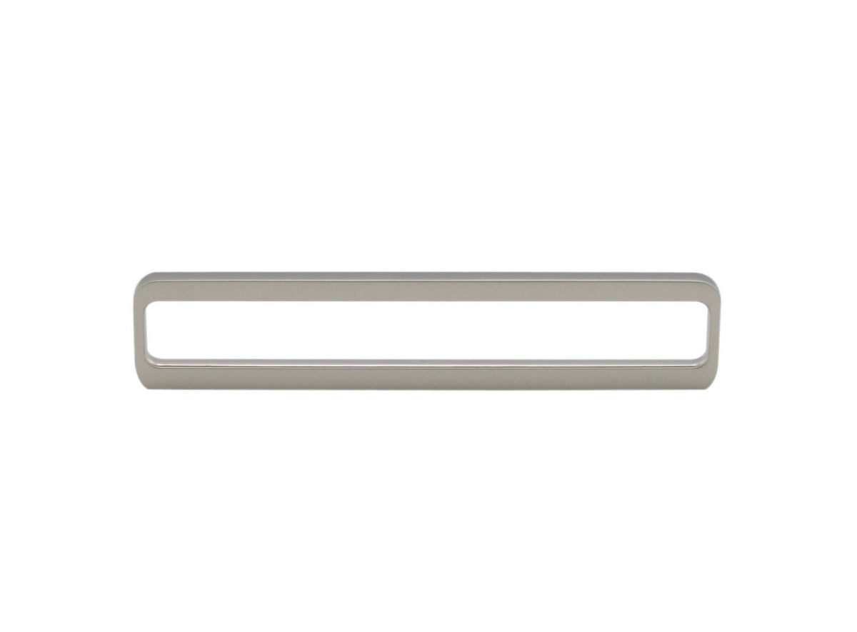 Richelieu 685160195: 96mm cc to 160mm cc Exclusive Rectangular Cabinet Pull - Brushed Nickel