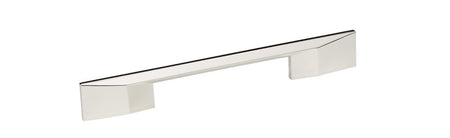 Richelieu 687160180: 160mm cc to 192mm cc Exclusive Euro Bar Cabinet Pull - Polished Nickel