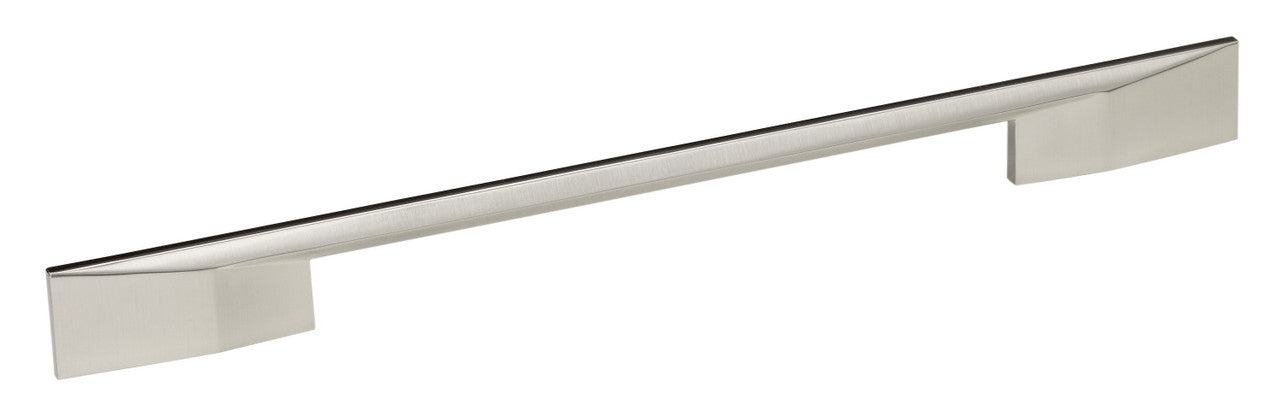 Richelieu 687288195: 288mm cc to 320mm cc Exclusive Euro Bar Cabinet Pull - Brushed Nickel