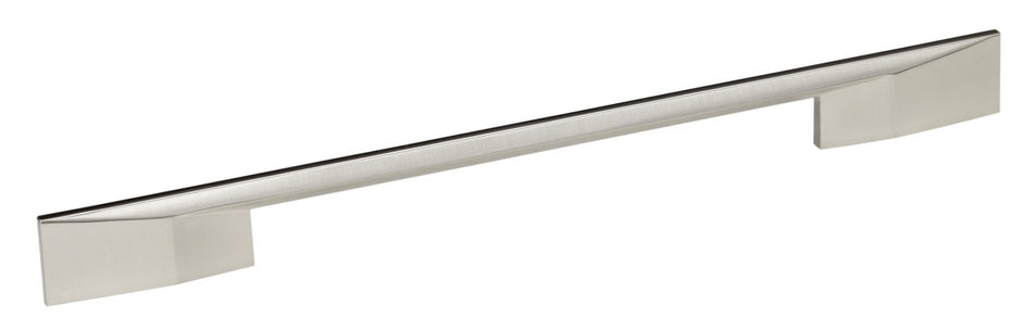 Richelieu 687288195: 288mm cc to 320mm cc Exclusive Euro Bar Cabinet Pull - Brushed Nickel