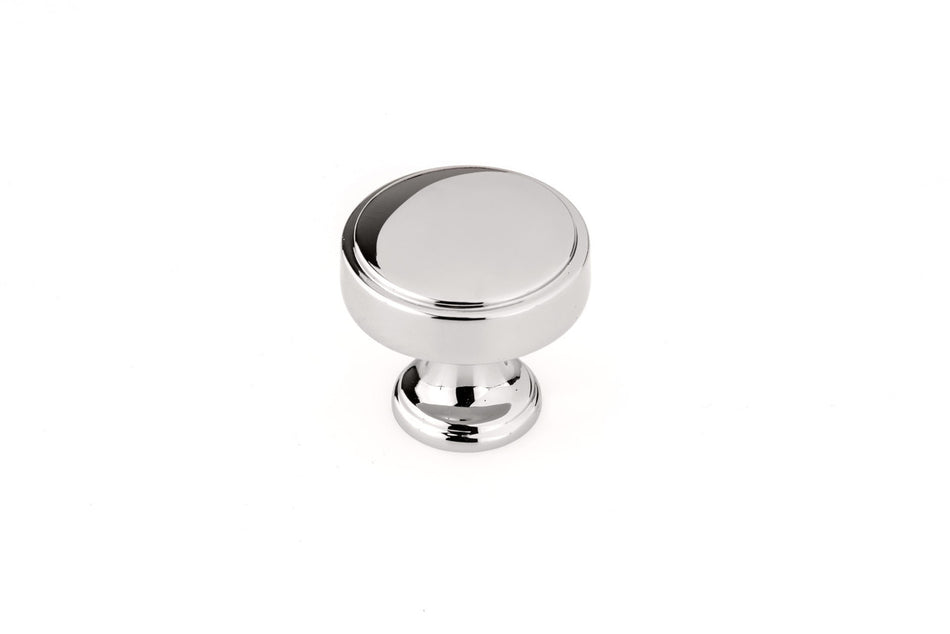 Richelieu 688440180: 1-9/16" Portici Round Cabinet Knob - Polished Nickel