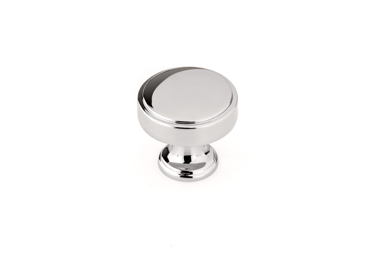 Richelieu 688440180: 1-9/16" Portici Round Cabinet Knob - Polished Nickel
