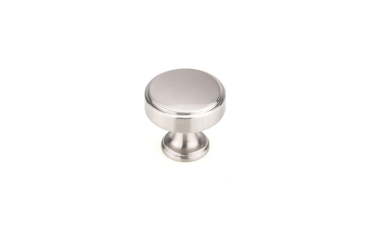 Richelieu 688440195: 1-9/16" Portici Round Cabinet Knob - Brushed Nickel