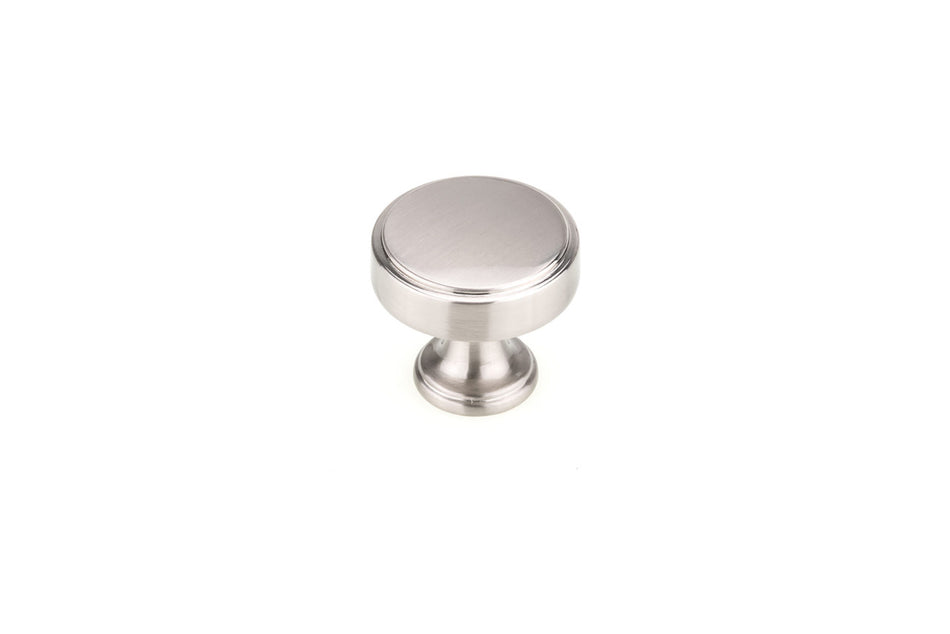 Richelieu 688440195: 1-9/16" Portici Round Cabinet Knob - Brushed Nickel