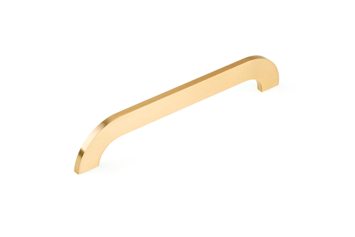 Richelieu 7381192165: 192mm cc Inspiration D-Handle Cabinet Pull - Brushed Gold