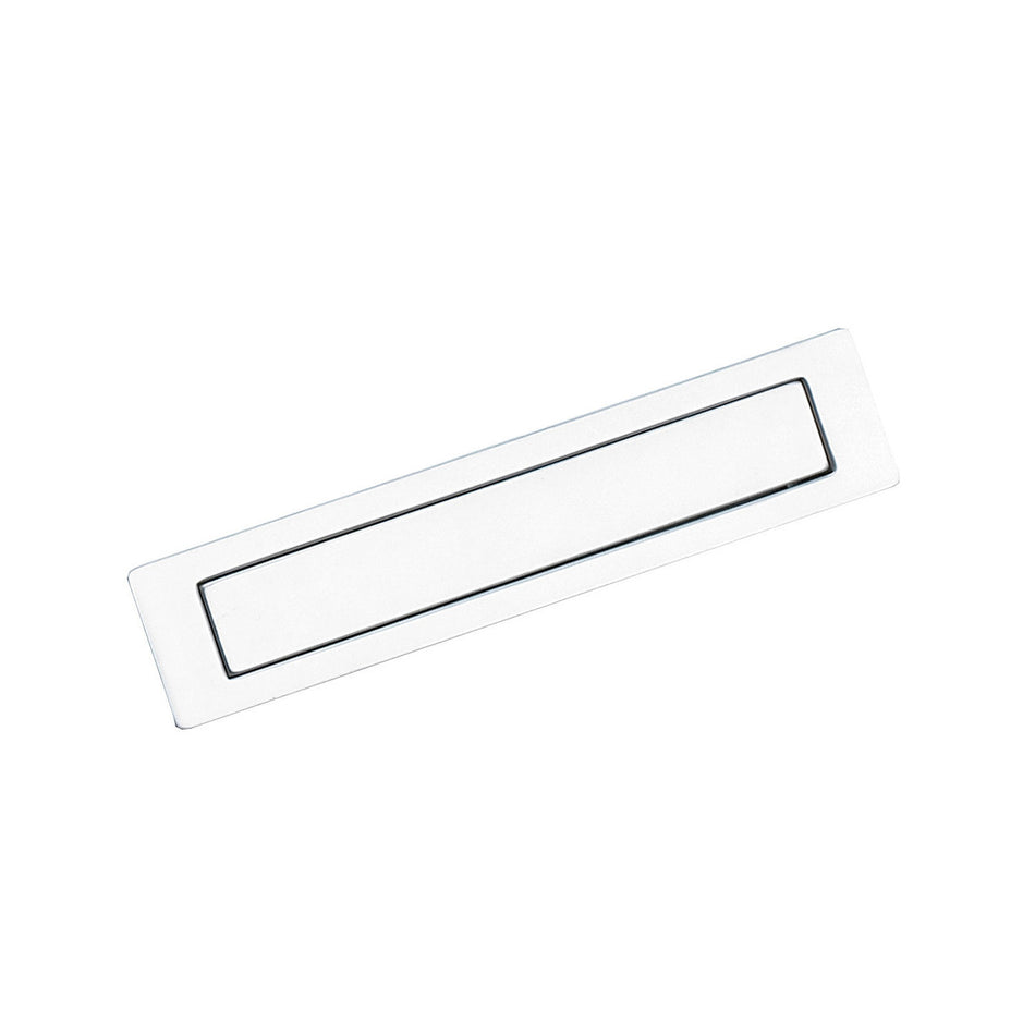 Richelieu 745460174: 5.83" cc Contemporary Recessed Cabinet Pull - Matte Chrome