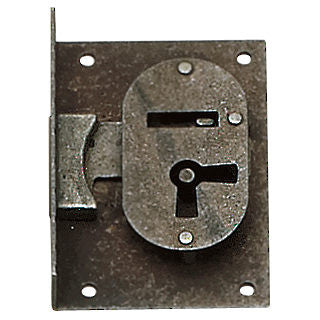 Richelieu 755302907: 2-3/4" Classic Surface Mount Lock - Wrought Iron
