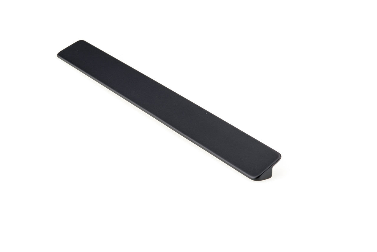 Richelieu 7888256900: 256mm cc Angled Grip Cabinet Pull - Matte Black
