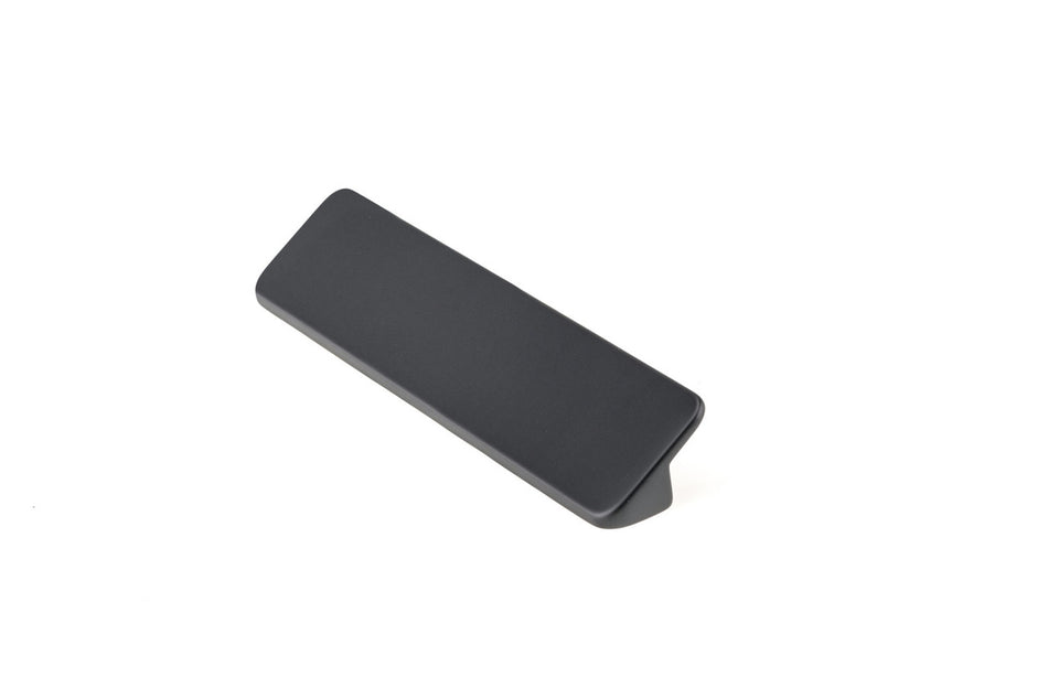 Richelieu 788896900: 32mm cc to 128mm cc Angled Grip Cabinet Pull - Matte Black
