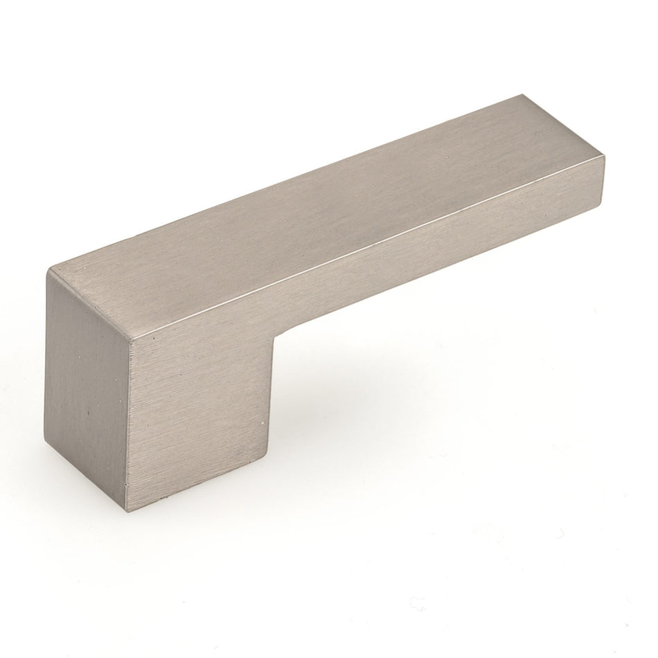 Richelieu 79761699195: 16mm cc L-Shape Cabinet Pull - Brushed Nickel