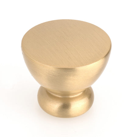 Richelieu 798626165: 1-1/32" Contemporary Cabinet Knob - Brushed Gold