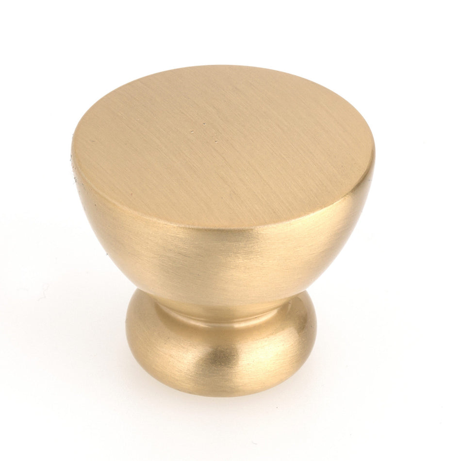 Richelieu 798626165: 1-1/32" Contemporary Cabinet Knob - Brushed Gold