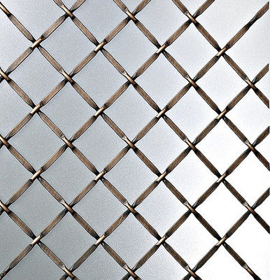 Richelieu 833234BORB 36 x 48" Diamond Metal Wire Mesh - Oil Rubbed Bronze
