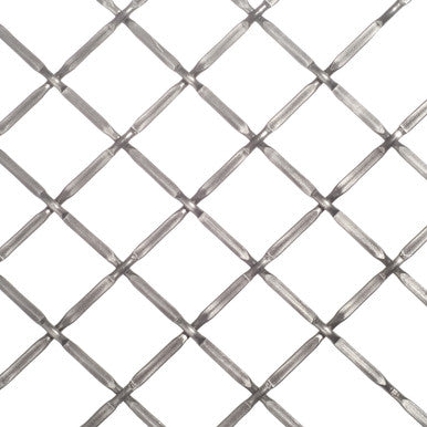 Richelieu 833246142 48 x 72" Diamond Metal Wire Mesh - Pewter