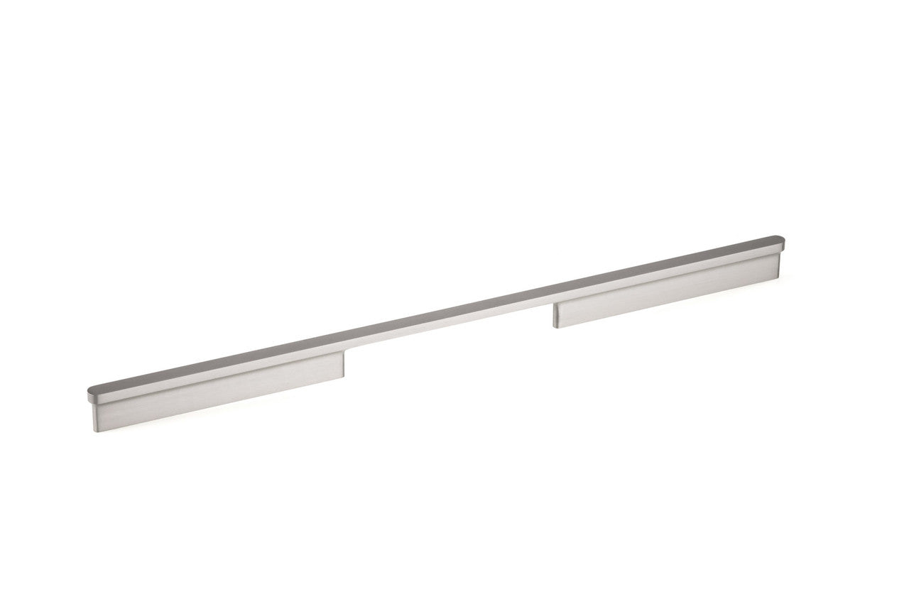 Richelieu 8636448195: 448mm cc Inspiration Flat Bar Cabinet Pull - Brushed Nickel