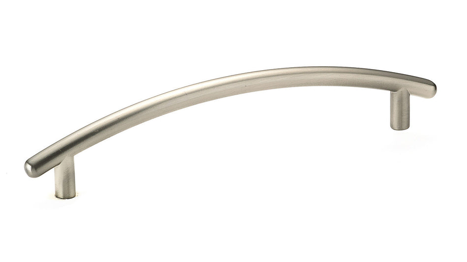 Richelieu 8661195: 128mm cc Contemporary Bow Cabinet Pull - Brushed Nickel