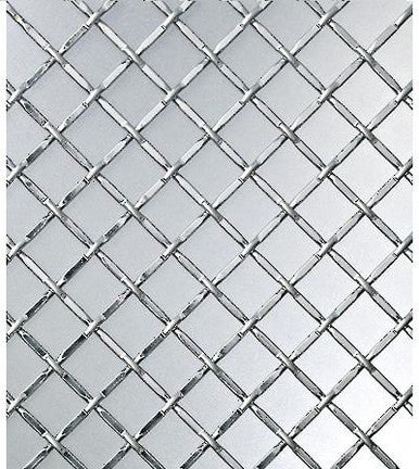 Richelieu 881214140 36 x 48" Diamond Metal Wire Mesh -  Chrome