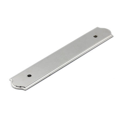 Richelieu BP1040128180: 128mm cc Tremblant Backplate for Cabinet Pulls - Polished Nickel
