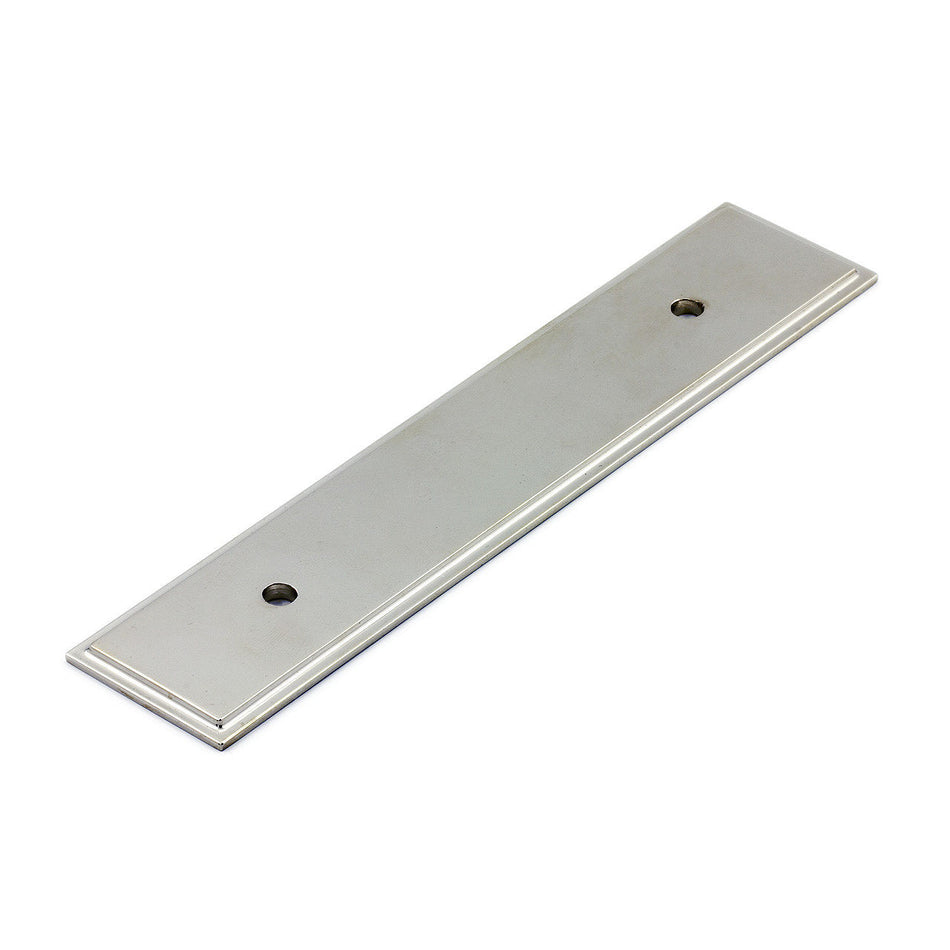 Richelieu BP104596180: 96mm cc Tremblant Backplate for Cabinet Pulls - Polished Nickel