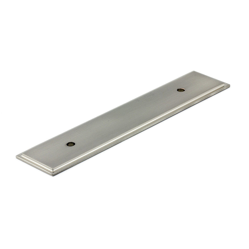 Richelieu BP104596195: 96mm cc Tremblant Backplate for Cabinet Pulls - Brushed Nickel