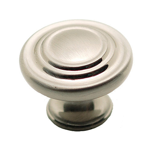 Richelieu BP10734195: 1-3/8" Village Round Cabinet Knob - Brushed Nickel