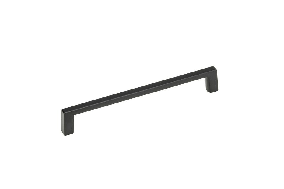 Richelieu BP10746900: 6" cc Eglinton Square Bar Cabinet Pull - Matte Black