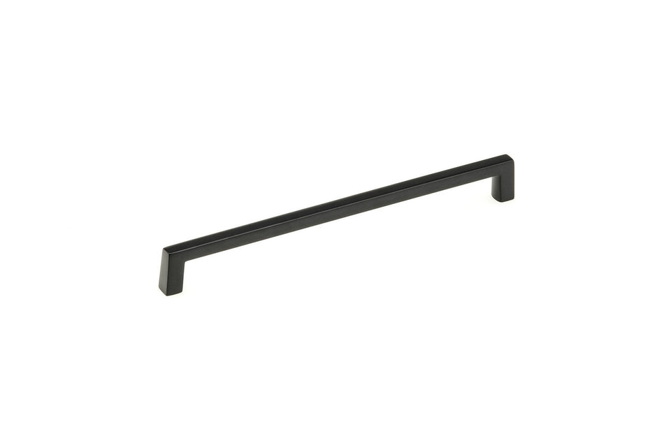 Richelieu BP10748900: 8" cc Contemporary Cabinet Pull - Matte Black