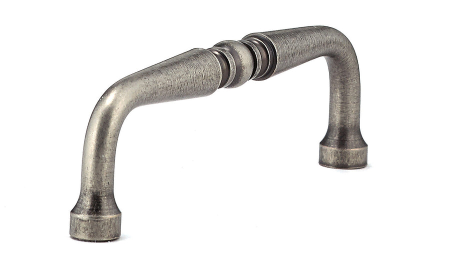 Richelieu BP1451142: 3-1/2" cc Laval D-Handle Cabinet Pull - Pewter