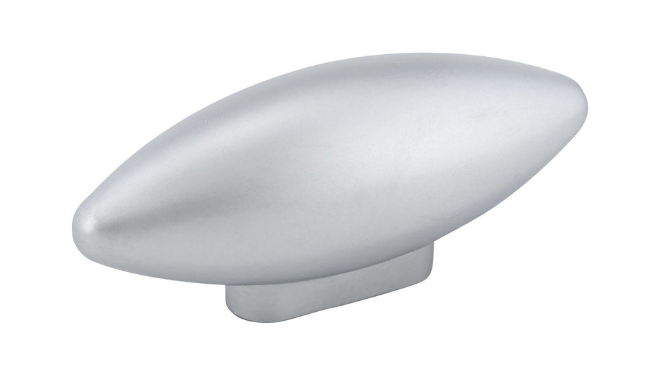 Richelieu BP16307174: 2-5/8" Contemporary Oval Cabinet Knob - Matte Chrome