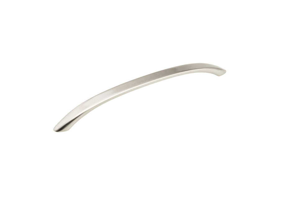 Richelieu BP163192195: 192mm cc Urban Bow Cabinet Pull - Brushed Nickel