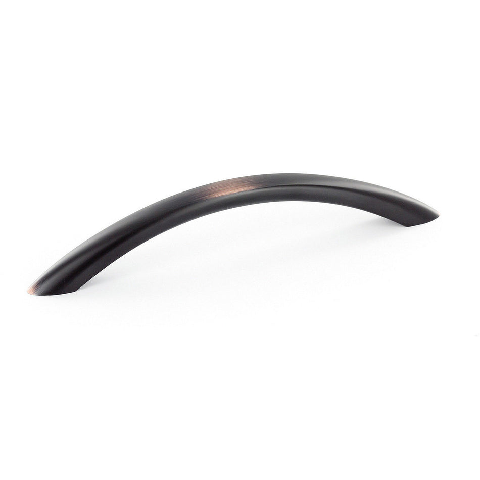 Richelieu BP16338BORB: 128mm cc Concord Cabinet Pull - Brushed Oil Rubbed Bronze