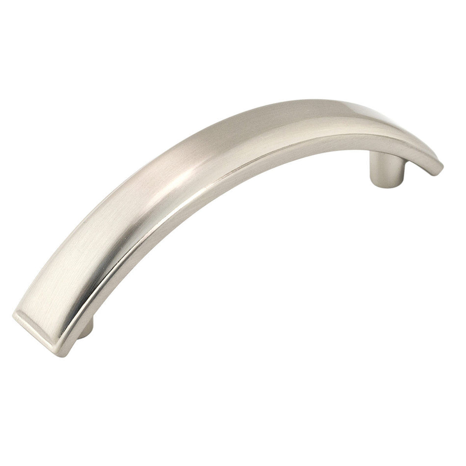 Richelieu BP1741076195: 3" cc Contemporary Bow Cabinet Pull - Brushed Nickel