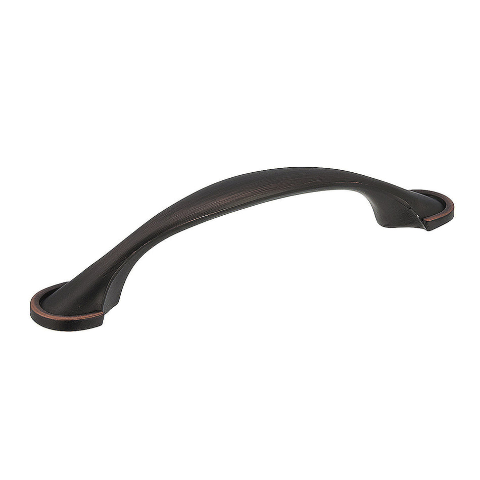 Richelieu BP198396BORB: 96mm cc Mericourt Cabinet Pull - Brushed Oil Rubbed Bronze