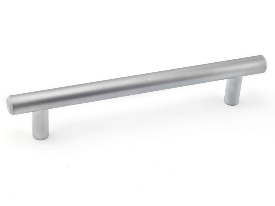Richelieu BP205192174: 192mm cc Roosevelt Round Bar Cabinet Pull - Matte Chrome