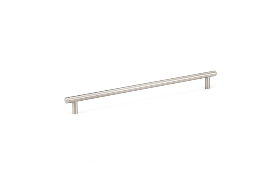 Richelieu BP205298195: 298mm cc Contemporary Round Bar Cabinet Pull - Brushed Nickel
