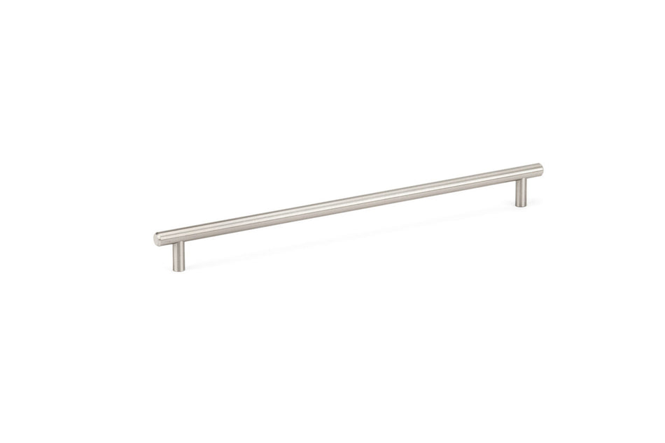 Richelieu BP205333195: 333mm cc Contemporary Round Bar Cabinet Pull - Brushed Nickel