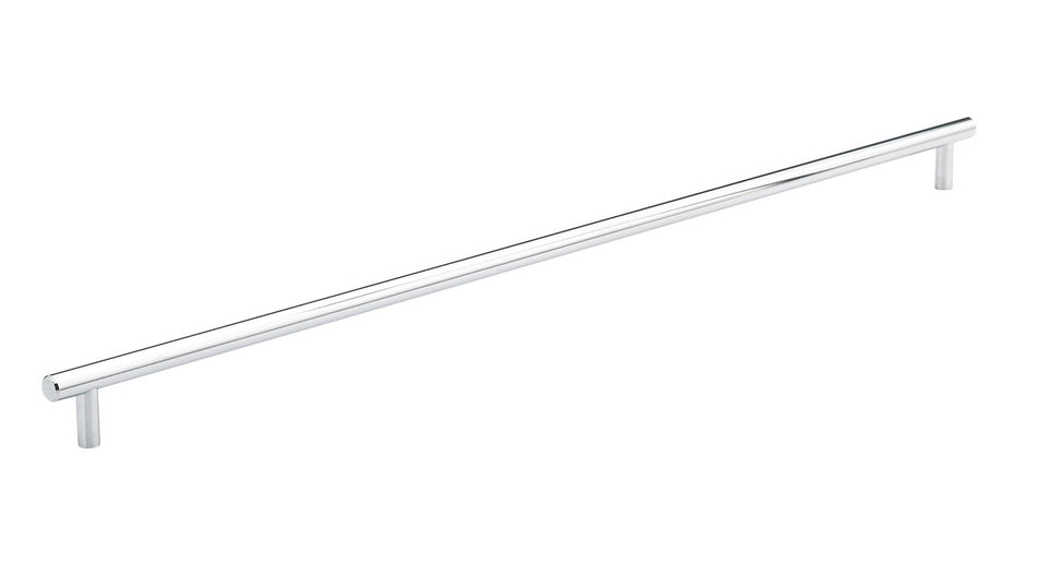 Richelieu BP205562140: 562mm cc Roosevelt Round Bar Cabinet Pull - Polished Chrome