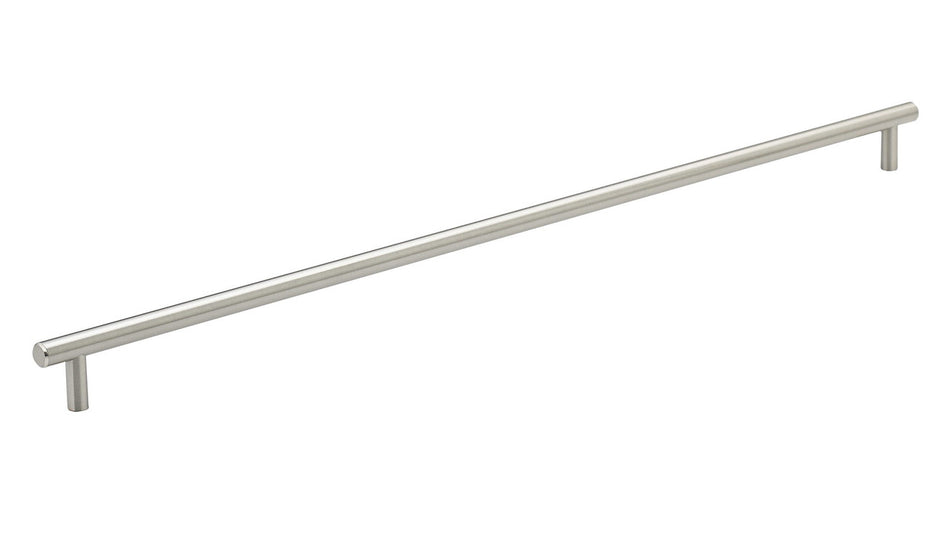 Richelieu BP205562195: 562mm cc Roosevelt Round Bar Cabinet Pull - Brushed Nickel