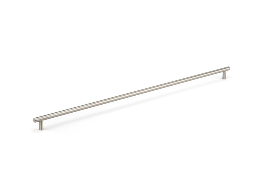 Richelieu BP205638195: 638mm cc Contemporary Round Bar Cabinet Pull - Brushed Nickel
