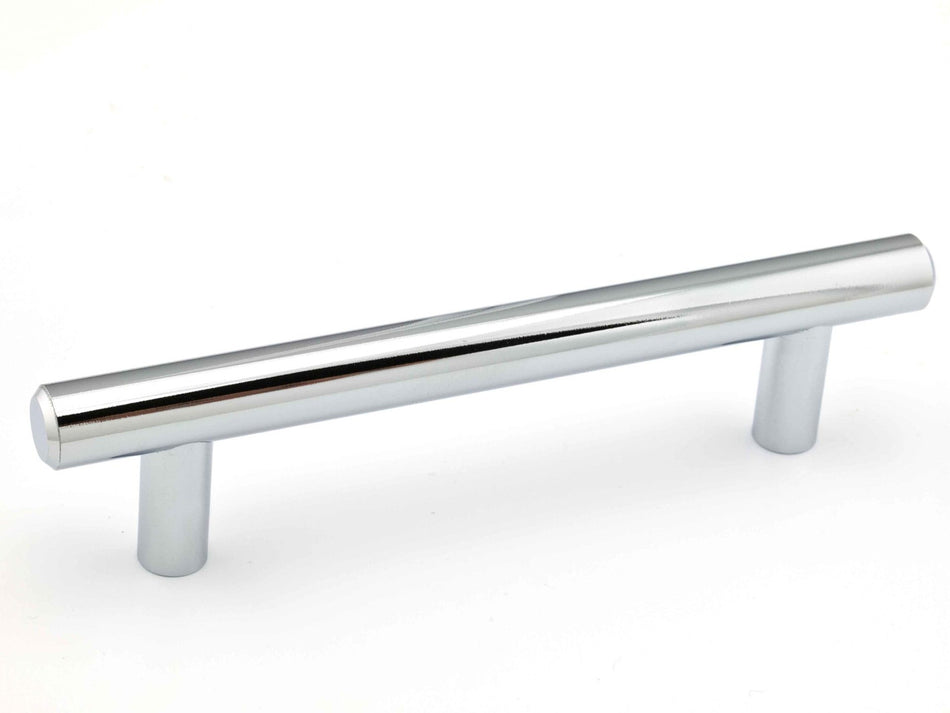 Richelieu BP20596140: 96mm cc Roosevelt Round Bar Cabinet Pull - Polished Chrome