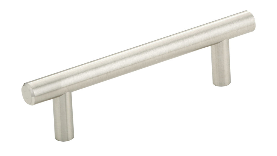 Richelieu BP20596195: 96mm cc Roosevelt Round Bar Cabinet Pull - Brushed Nickel
