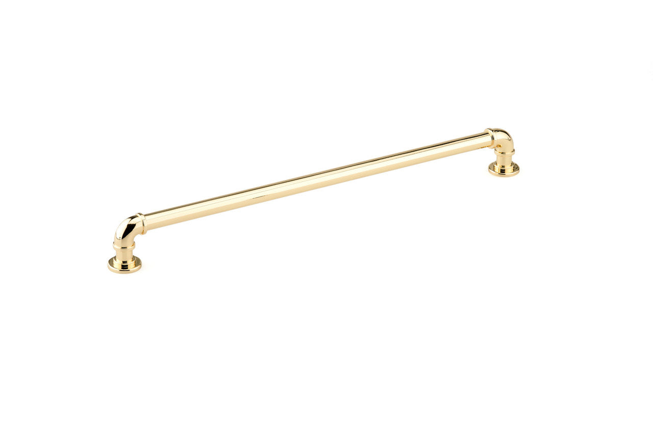 Richelieu BP2209320130: 320mm cc Steampunk Cabinet Pull - Brass