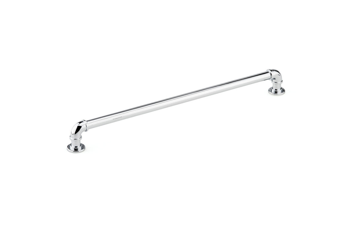 Richelieu BP2209320140: 320mm cc Steampunk Cabinet Pull - Chrome