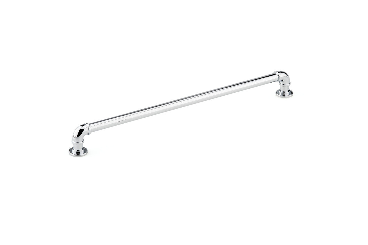 Richelieu BP2209320140: 320mm cc Steampunk Cabinet Pull - Chrome